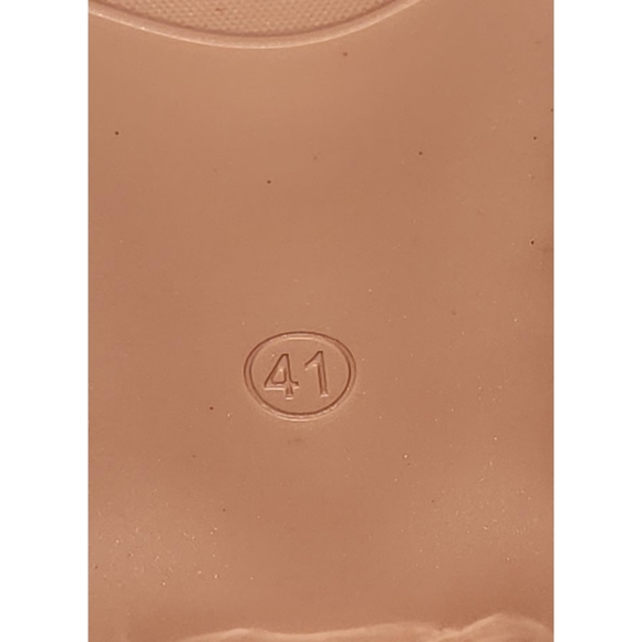 New Women's Dress Sandals Black Floral w/ Clear Acrylic Heels Size 41 (1… - Picture 13 of 13